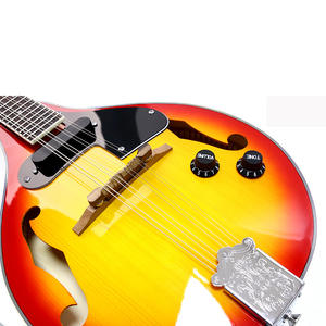 Vente en gros pas cher Mandoll acoustique transfrontalière, Mandol électro-acoustique à 8 cordes, Spruce Sunset Color Panel Bright Production and Wholesale - Product Image 4