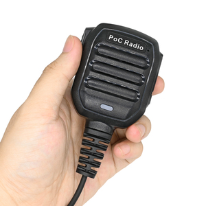 Micrófono Walkie Talkie Tipo C POC 4G LTE con Altavoz, Micrófono de Hombro Impermeable PTT para Radio Bidireccional Portátil - Product Image 5