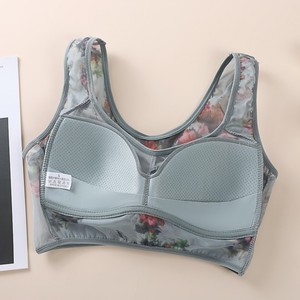 Mid-aged Women <b>Bra</b> Sexy Mesh Large Size Women's <b>Bra</b> Breathable Sports Beauty Back Vest Sleep Gathered Wrapped Chest <b>Bra</b> - Product Image 4