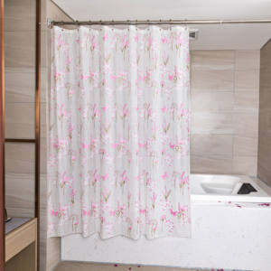 Ensemble <span class=keywords><strong>de</strong></span> <span class=keywords><strong>rideau</strong></span> <span class=keywords><strong>de</strong></span> <span class=keywords><strong>douche</strong></span> en plastique <span class=keywords><strong>Transparent</strong></span> moderne BOEN <span class=keywords><strong>motif</strong></span> carré pour un usage domestique pour salle <span class=keywords><strong>de</strong></span> bain imprimé hôtel <span class=keywords><strong>de</strong></span> marque - Product Image 2