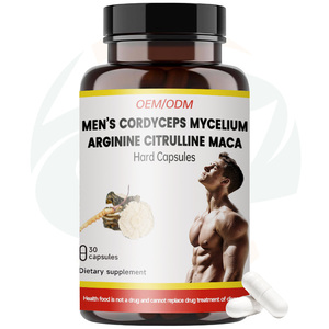 Capsule di Micelio di Cordyceps di Alta Qualità, Integratore Alimentare Maschile con <span class=keywords><strong>Maca</strong></span>, Arginina e Citrullina, Prodotto da Fabbrica di Erbe Cinesi - Product Image 1