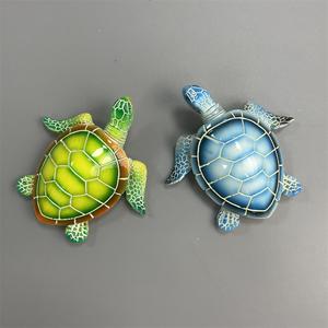 Stile contemporaneo spiaggia magnete tartaruga resina decorazione per la <span class=keywords><strong>casa</strong></span> per alberghi confezionati in scatola - Product Image 4