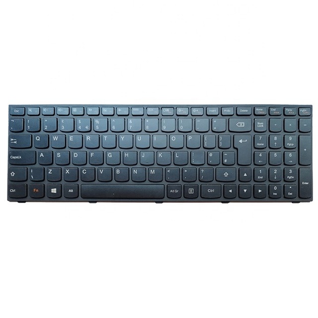 UK Layout Laptop Replacement Keyboard for Laptop lenovo Z50-70 G50-30 G50-45 G50-70 G50-80 300-15ISK