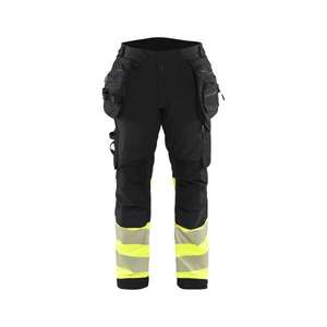 BLAKLADER - 182125139933D108 Pantalon Softshell haute visibilité Noir/Jaune-EAN 7330509879047 HI-VIS WORKWEAR - Product Image 1