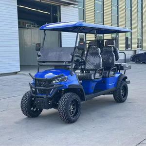 Voiturette de <span class=keywords><strong>golf</strong></span> 6 places 4 roues + 2 places <span class=keywords><strong>Golf</strong></span> électrique Adultes Voiturette de <span class=keywords><strong>golf</strong></span> électrique à bas <span class=keywords><strong>prix</strong></span> - Product Image 4