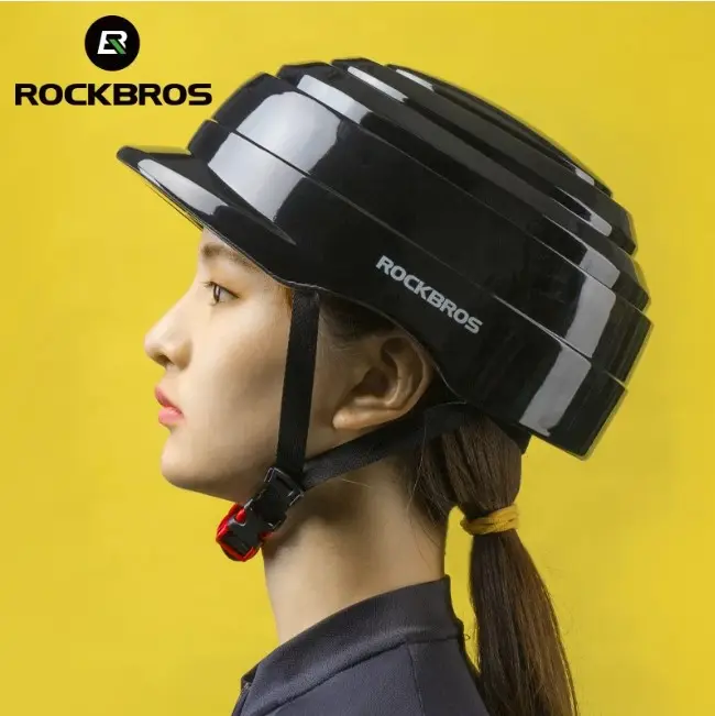 High Quality Foldable Bike Helmet Portable Breathable Ventilated Cycling Safety Helmet Bicycle Helmet