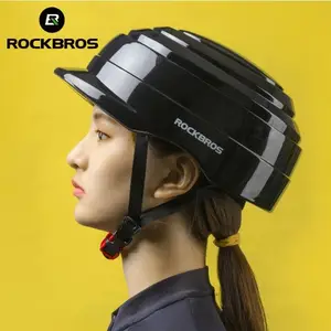 Casco da bici pieghevole di alta qualità casco da bicicletta per ciclismo ventilato traspirante portatile