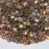 Nouvelles couleurs SS6 SS12 SS16 SS20 SS30 rond cristal Strass Flatback verre cristal strass pour bricolage décoration