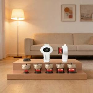 Scpanda Masseur intelligent 5-en-1 pour thérapie par ventouses, avec lumière rouge et bleue, infrarouge, physiothérapie, soulagement ciblé de la douleur et aspiration corporelle - Product Image 1