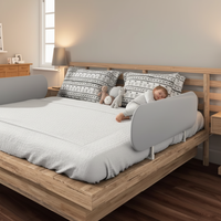 Vente directe d'usine, exportation personnalisée, certifié CE, cadre métallique, tissu Oxford doux, barrière de lit pliable et portable