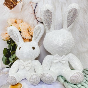 Mới Bán Buôn Kim Cương-nạm Thỏ Búp Bê Dễ Thương Thơm Phòng Khách Đồ Trang Trí Siêu Mềm Sang Trọng Phụ Kiện Xe Hơi Phòng - Product Image 3