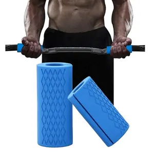 Anti-Slip Protect Weight Lifting Dumbbell Silicone Grip Fat Barbell Grips