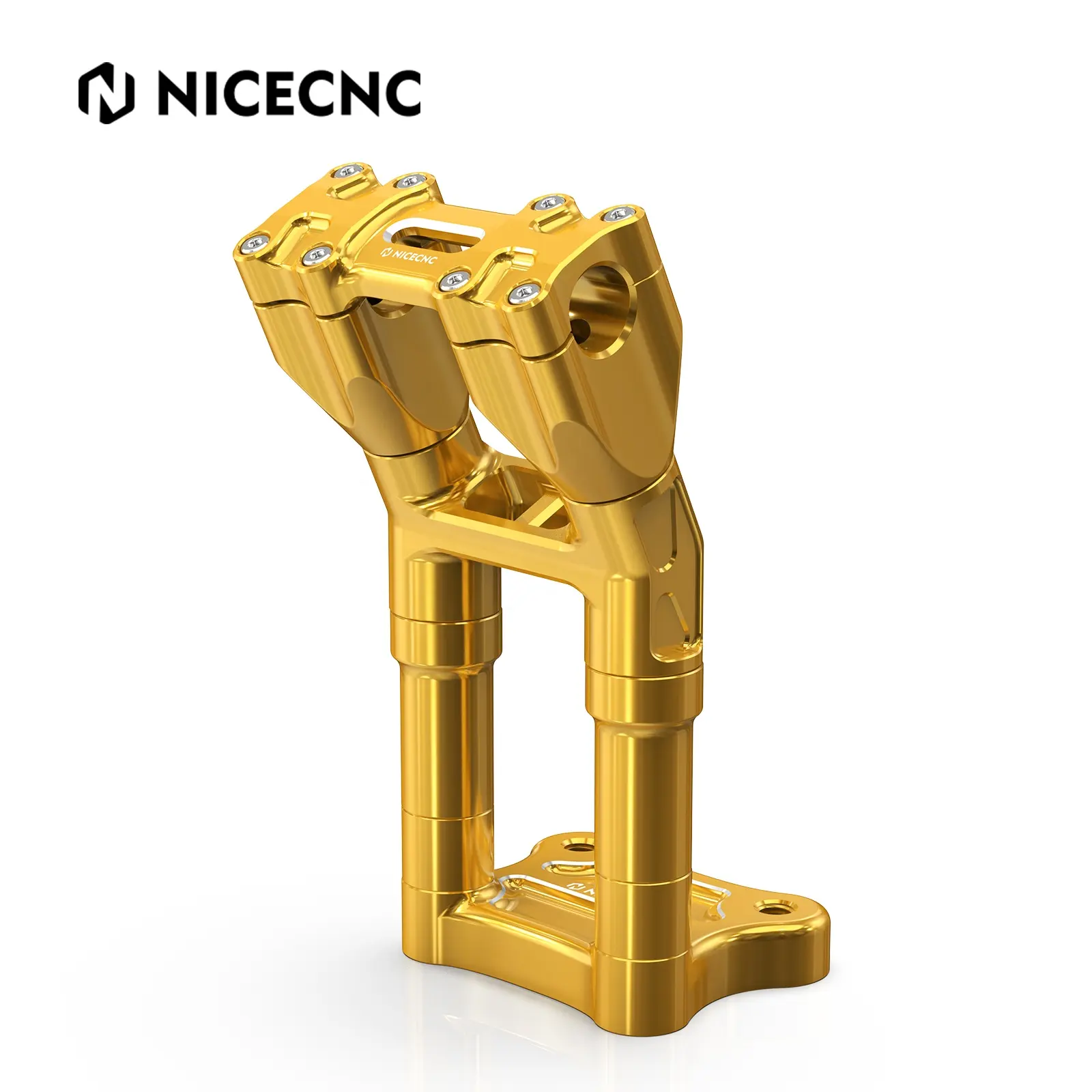 NiceCNC Modular Kickback Isolated Handlebar Risers for Harley Street Glide FLHX 2006-2020 2021 2022 2023