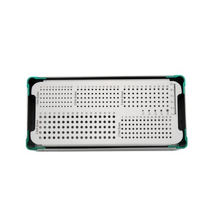 Harga bagus alat bedah hewan sekrup pengunci kotak sterilisasi sekrup kortikal wadah sekrup implan Vet - Product Image 1