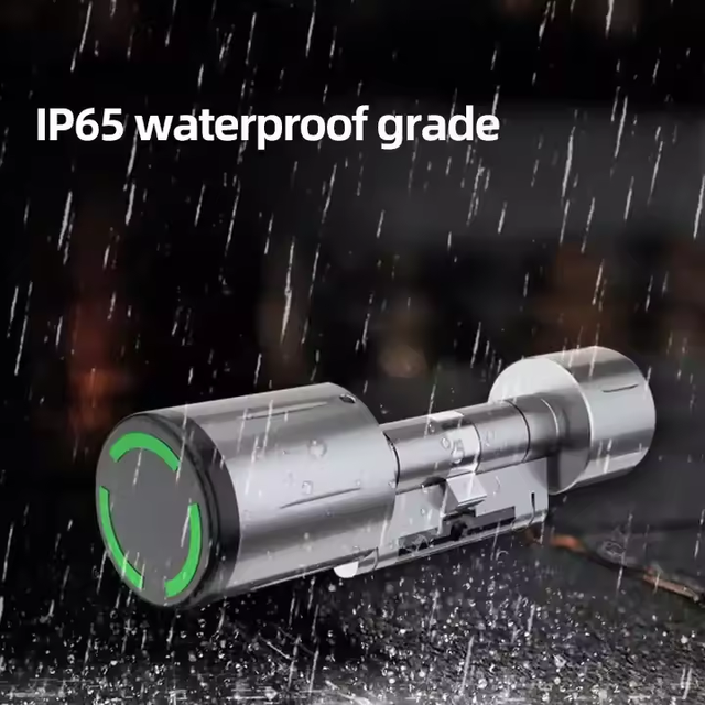 IP67 Waterproof Tuya TTLock Smart Lock WiFi Bluetooth IC NFC Card Door Lock Adjustable Wireless Smart Cylinder