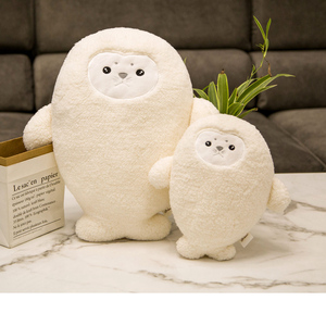 Nuevo juguete de peluche Ocean animals Chubby White Seal - Product Image 5