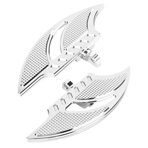 Motorcycle Rear Passenger Floorboards Aluminum Mount Cool Foot Pegs for Harley Touring Street <strong>Glide</strong> Electra <strong>Glide</strong> Softail Dyna - Product Image 1
