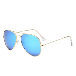 Lunettes de soleil unisexe rétro en métal à monture complète style crapaud, double <span class=keywords><strong>pont</strong></span>, UV400, tendance transfrontalière 2026, pour la conduite en Chine, modèle 3026 - Product Image 3