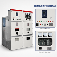 Panneau de protection de transformateur intérieur métallique KYN28A-12 avec disjoncteur sous vide et barre omnibus en cuivre