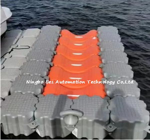 Di động HDPE Cube nhựa Phao máy bay phản lực trượt tuyết nổi Dock Modular <span class=keywords><strong>Float</strong></span> Dock nền tảng trên mặt nước - Product Image 5