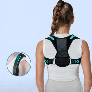 เข็มขัดแก้ไขท่าหลังค่อม นีโอพรีน สำหรับทุกเพศ ช่วยพยุงหลัง สายรัดไหล่ปรับได้ เพื่อปรับปรุงความโค้งของกระดูกสันหลัง - Product Image 1