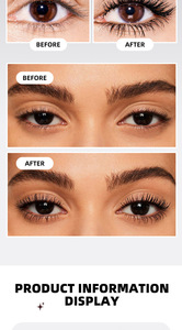 <span class=keywords><strong>Mascara</strong></span> pour les yeux O'cheal Private Label Natural Black 4D Waterproof Non-Transferable Long Thick and Resistant, pour un maquillage des yeux longue tenue, épais et résistant. - Product Image 5