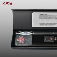 Ensemble de billard professionnel ASN WTH-08 Advanced 9 pièces avec étui rigide, rallonge et outils – Série Elite, coffret cadeau de luxe