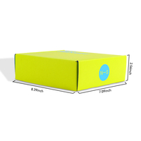 Cajas de cartón corrugado de alta gama respetuosas con el medio ambiente personalizadas con laminado mate y logotipo de doble cara para embalaje de regalo