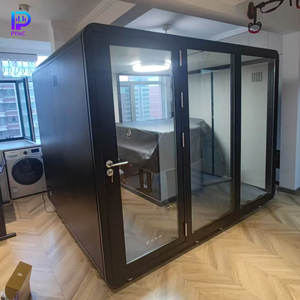 <span class=keywords><strong>Cabine</strong></span> de <span class=keywords><strong>musique</strong></span> <span class=keywords><strong>insonorisée</strong></span> durable et écologique avec cadre en acier Conception modulaire personnalisable pour l'école ou l'utilisation de piano dédié - Product Image 3