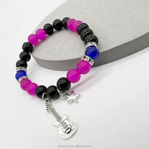 Pulsera a juego con <span class=keywords><strong>letras</strong></span> transfronterizas europeas, pulsera de pareja para hombres y mujeres con succión magnética de amor - Product Image 6