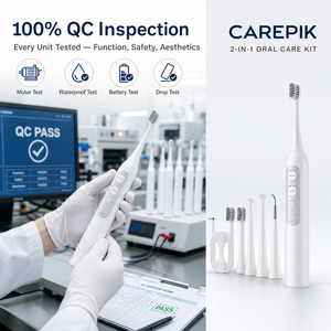 Carepik - <span class=keywords><strong>Irrigador</strong></span> Bucal 3 en 1 con Cepillo de Dientes Eléctrico, para Cálculos Amigdalinos, IPX7, Gran Venta - Product Image 2