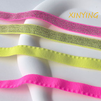 Ruban élastique en nylon et spandex bleu rose de 10 mm, franges pour la décoration de lingerie, robes et vêtements