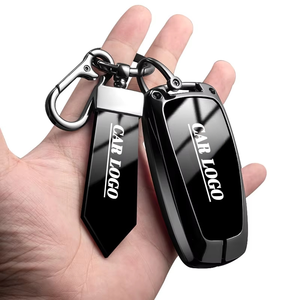 Étui pour clé de voiture Ford Mustang compatible avec la clé intelligente Mustang, en alliage de zinc et cuir, 360° °   Porte-clés Mustang avec protection complète - Product Image 6