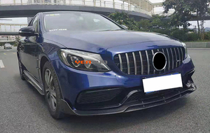Auto partes W205 <span class=keywords><strong>tuning</strong></span> bodykit para Mercedes Benz C63 W205 parachoques delantero con rejilla - Product Image 3