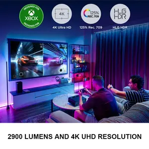 Проектор Viewsonic, 4K, GK7 0,65 "DMD 3840x2160, предназначен для Xbox 1440P @ 120 Гц HD, видео-проектор для домашнего кинотеатра