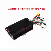 Kit de conversion de moteur de moyeu arrière pour vélo électrique HH 72V 3000W, compatible jantes MTX 20-29 pouces, entraxe 135mm, taille ouverte UKC1, et batterie triangulaire 72V 30Ah
