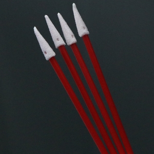 750 écouvillons de précision en mousse PP rouge à <span class=keywords><strong>micro</strong></span>-pointes pour salle blanche, pour le nettoyage de semi-conducteurs - Product Image 1