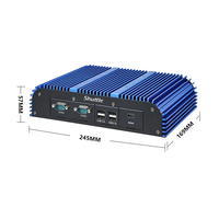 Shuttle BPCAL03 12th Gen I7 Pendingin Pasif Micro NUC Mini PC, Full Aluminium Tanpa Kipas, -20 hingga 60 ℃ Operasi 24 Jam, 7 Hari