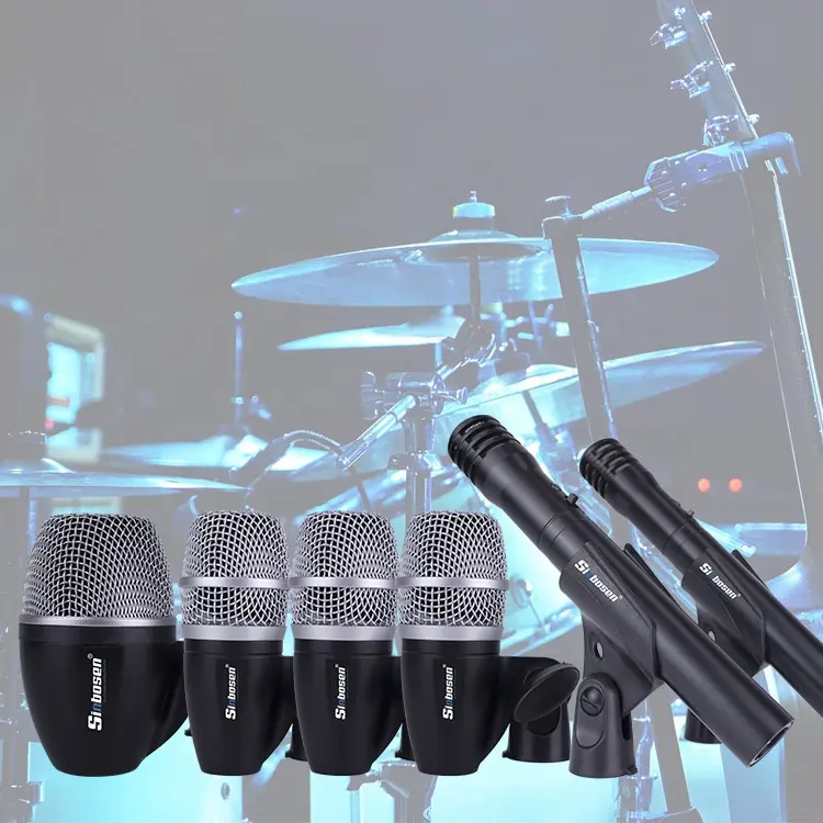 Jazz band Tamburo professionale set microfono per spettacolo dal vivo