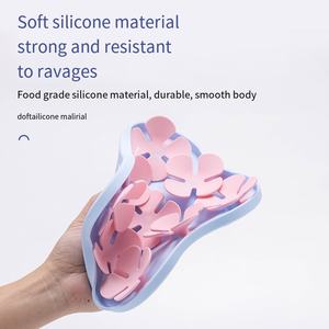 แผ่นป้อนอาหารสัตว์เลี้ยงแบบช้าแผ่นป้อนอาหารแบบซักง่ายรูปทรงดอกไม้สุนัขแมวสัตว์เลี้ยงที่ป้อนอาหารแห้ง - Product Image 5