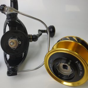 Moulinet de Pêche en Mer Madmouse SW10000 SW14000 Type <span class=keywords><strong>Saltiga</strong></span>, Puissance de Freinage 35 Kgs, 12 Roulements à Billes, en Alliage pour Eau de Mer - Product Image 5