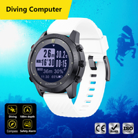 Montre de plongée SUNROAD avec ordinateur de plongée, jauge de pression d'air Nitox, alarme de sécurité OTU CNS NDL, profondeur de plongée 100m, montre sport pour homme
