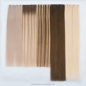 Extensiones de Cabello Humano Natural al por Mayor de Fábrica, Cinta Adhesiva Invisible de PU, Cabello Remy Natural Ruso Largo - Product Image 4