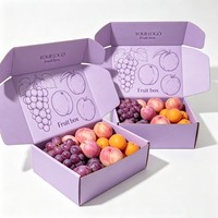 Boîte en carton personnalisée pour fruits – Emballage en carton en gros pour l'expédition de produits frais et de fruits