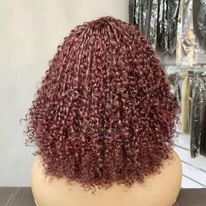 Perruque SDD en gros, 14 pouces, coupe pixie avec frange, 300g, disponible en différentes couleurs - Product Image 6