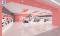 Meuble de présentation cosmétique en bois personnalisé, de haute qualité et durable, avec éclairage LED, pour comptoir d'accueil et présentoir de cosmétiques