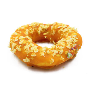 OEM köpek davranır üretici doğal ham köpek çiğnemek büyük köpekler için uzun ömürlü aperatif davranır Donut sığır Chews Pet meşgul kemikleri - Product Image 3