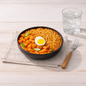Fabriqué en Corée pour l'exportation : Rabokki Fusion épicé et sucré, Rabokki aux fleurs avec nouilles ramen pour une expérience culinaire complète - Product Image 3