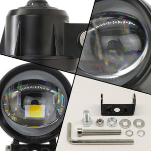 Faro LED para Motocicleta, Nuevo, 30W, 3000LM, Súper Brillante, Luz Antiniebla, Luz de Conducción de Doble Color, Haz Alto/Bajo, 12V H4 - Product Image 2