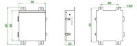 Contrôleur d'alarme à contact sec pour feux d'avertissement LED d'obstruction aérienne avec faisceau à 360 degrés en acier inoxydable IP65